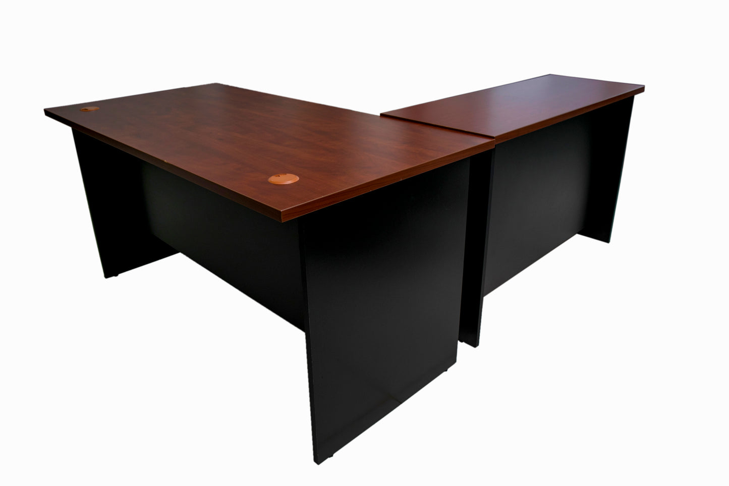 Executive L-Shaped Office Desk With 3 face drawer lockable
