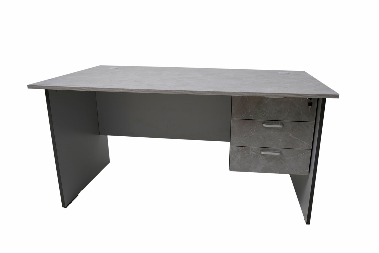 Specialized Grey Office Desks with Drawer
